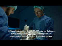 AM6100 หลายพารามิเตอร์บลูทู ธ การตรวจสอบผู้ป่วยสัตวแพทย์อุปกรณ์เครื่องมือแพทย์